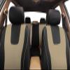 Universal Full Car Seat Cover Set for Front Seats, Beige (Color: 3) view 2