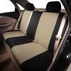 Universal Full Car Seat Cover Set for Front Seats, Beige (Color: 3) view 4
