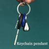 Stainless Steel Waterproof Pill Case Keychain view 3