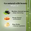NutriGlow Natural's Bamboo Charcoal Face Wash (100 g) and Bamboo Charcoal Body Lotion (100 g), 2-Piece Combo Pack view 4