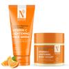 Nutriglow Advanced Organics Vitamin C Face Wash and Body Yogurt Combo, 2-Pack view 1