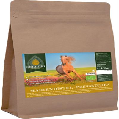 Organic Milk Thistle Press Cake 4.5 kg for Horses