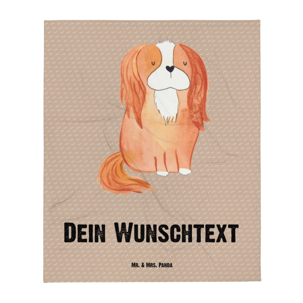 Mr. & Mrs. Panda Personalized Cuddle Blanket for Dogs – Cavalier King Charles Spaniel