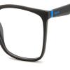 POLAROID Men's Prescription Glasses, Optional Sunglass Tint or Blue-Light Filter, Rectangular Eco-Polyamide Frame, Pld D477 (Case Included) view 4