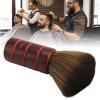 Anself Wooden Face and Neck Dust Brush, Portable Hair Removal Brush view 4