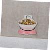Black Wall-Mounted Pet Bowl Holders, 2-Pack view 4