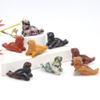 HXSCOO 1.6" Sea Lion Statue, Mookaite, 1 pc view 2