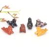 HXSCOO 1.6" Sea Lion Statue, Mookaite, 1 pc view 4
