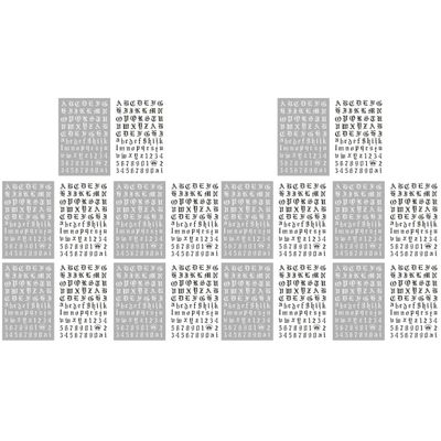 BIUDECO 10-Piece Geometric Nail Sticker Set