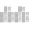 BIUDECO 10-Piece Geometric Nail Sticker Set view 1