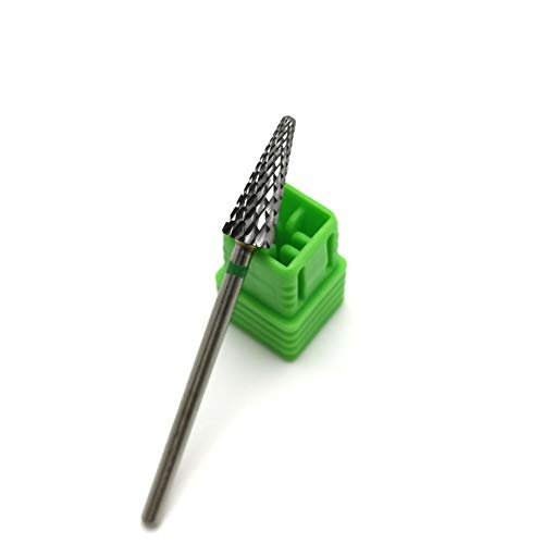 Natury Nails Tungsten Carbide Nail Drill Bit, Pyramid Shape, Coarse Grit