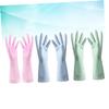 Thin Rubber Kitchen Gloves, 3 Pairs view 3