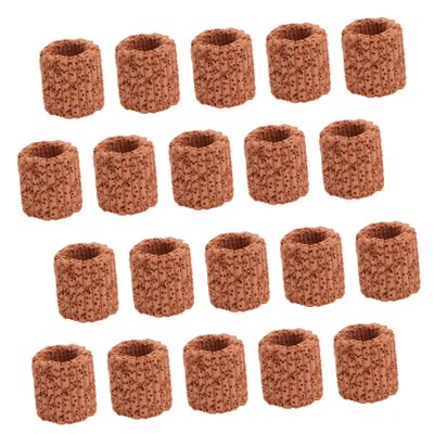 20-Piece Ceramic Aquatic Plant Fixing Rings for Aquarium Use
