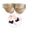 Oshhni 1 Pair Gel Heel Protectors, Moisturizing Pads for Achilles Tendonitis and Heel Pain, Inserts, Non-Slip, White view 2