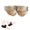 Oshhni 1 Pair Gel Heel Protectors, Moisturizing Pads for Achilles Tendonitis and Heel Pain, Inserts, Non-Slip, White view 4