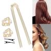 Oshhni Heatless Curling Rod Headband for Women, No-Heat Curling Ribbon with Hair Clips and Hair Tie, Overnight Curls, Silk Ribbon Hair Curler view 2