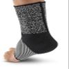 CEP ORTHO ANKLE SLEEVE MAX SUPPORT COMPRESSION Unisex | Ankle Brace with 3D Silicone Pad | Compression Ankle & Foot Support | Black/White | S view 4