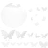 Silver Acrylic Butterfly Wall Stickers, 1 Set view 1
