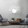 Silver Acrylic Butterfly Wall Stickers, 1 Set view 4