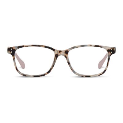 Peepers by PeeperSpecs Reading Glasses for Women, Nature Walk, Gray Tortoise/Pink, 51