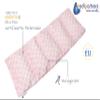 Medi Partners Cherry Pit Heating Pad, Microwaveable, 60 x 20 cm, 800 g, 5 Chambers, Removable Cover, Neck & Shoulder Cold Therapy, Light Pink Minky view 2