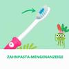 GUM KIDS Toothbrush for Children Ages 2–6, Small Padded Head, Soft Bristles with Toothpaste-Dosing Color Field, Non-Slip Handle & Suction Cup (4 x 1 pc + 1 Free Sample) view 3