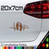 Generic Heartbeat Fe Sticker for Baby/Kids, Love Mama, Brown, 20 x 7 cm view 2
