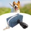 Shanrya Dog Waste Bag Dispenser, Easy to Use, Practical Bag Holder with Zipper, Multifunctional for Dog Travel (Mystical Blue) view 2