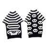 Halloween Dog Sweater with Skull and Stripes view 1