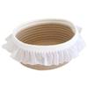 FOMIYES Cotton Rope Storage Basket, Medium, Decorative and Functional view 1