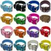 Vibrant Leather Dog Collar for Puppies, Cats, and Dogs view 1