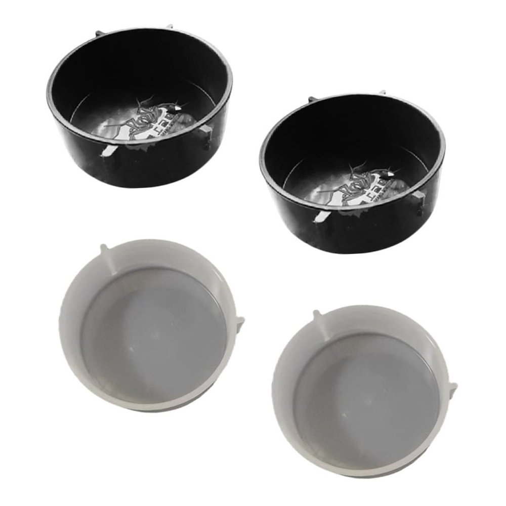 Mipcase 4-Piece Reptile Feeding Bowls