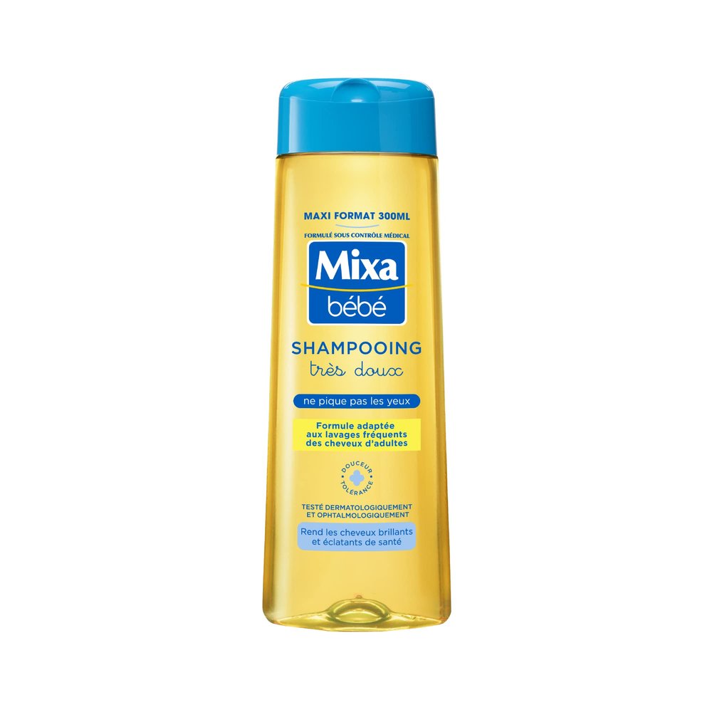Mixa Baby Shampoo, Very Gentle, 300 mL