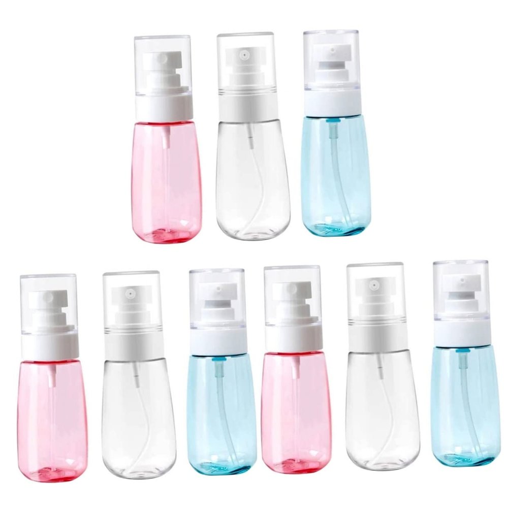 Cabilock 9-Piece Refillable Travel Spray and Pump Bottles