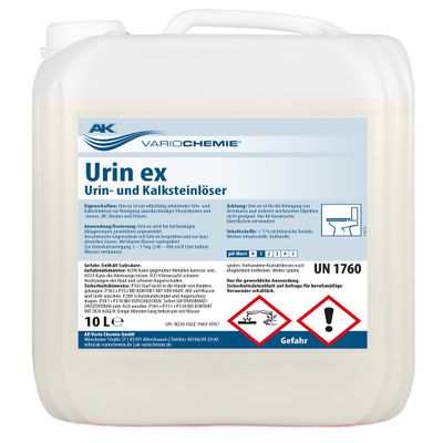 Extra-Strength Urine & Limescale Remover – Urin EX 10 L, Biodegradable Toilet Cleaner