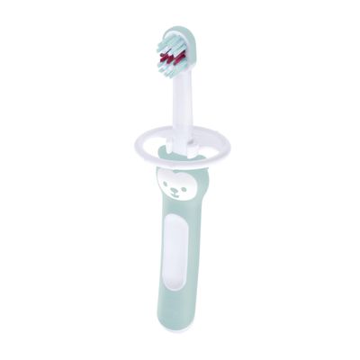 MAM Baby Toothbrush, Compact Handle, Blue, 1 pc