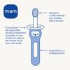 MAM Baby Toothbrush, Compact Handle, Blue, 1 pc view 2