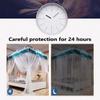 Canopy Bed Mosquito Net with 4 Corner Poles and Metal Holder, for Single or Double Beds, 180 × 220 cm view 2
