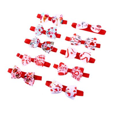 Hohopeti 10-Pack Dog Bowtie Collars