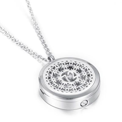 BIAIHQIE Angel Feather Aromatherapy Diffuser Cremation Urn Pendant