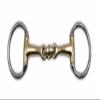 AMKA Double-Jointed Solid Argentan Eggbutt Bit for Ponies, 12 mm view 1