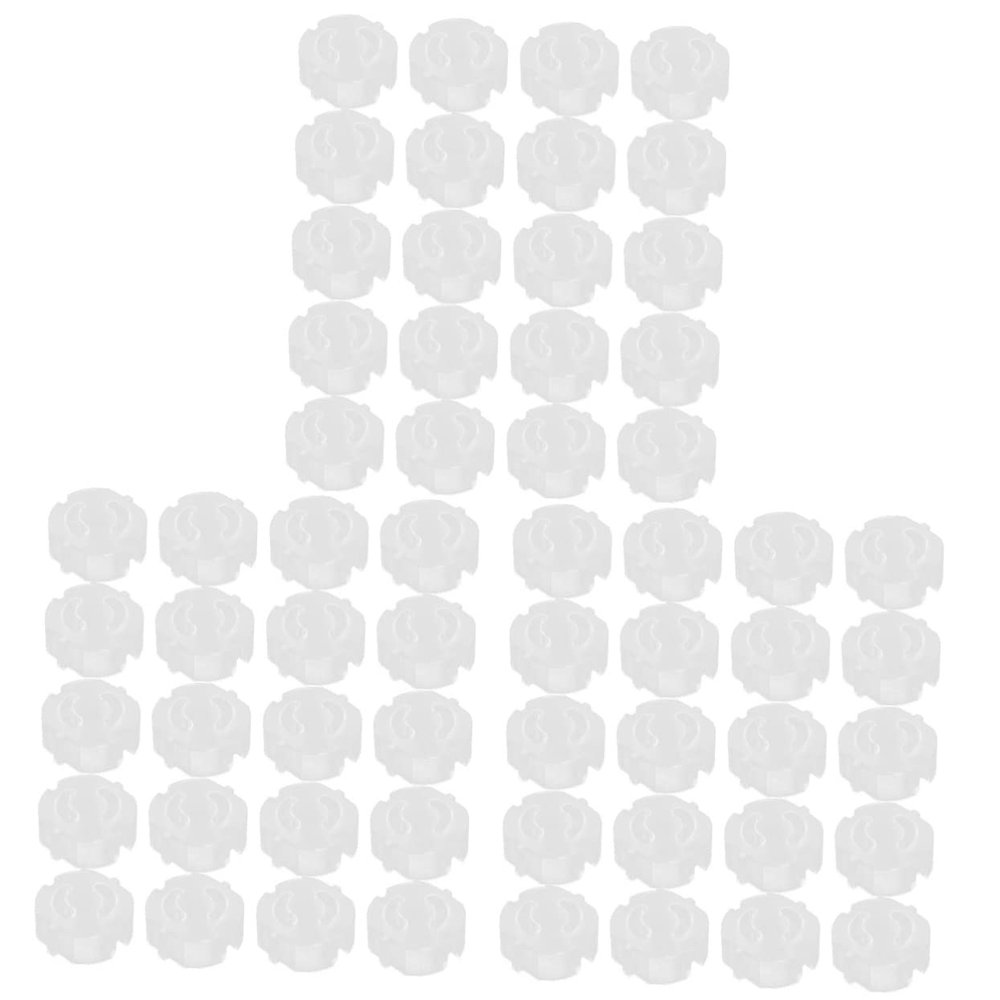 Kisangel 60-Piece Transparent Outlet Safety Covers for Childproofing