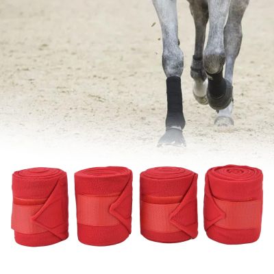 Atyhao Horse Leg Wraps, Stable Bandages, Red