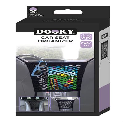 Dooky Car Seat Backrest Organizer, Double-Layer Mesh
