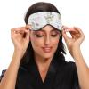 Lavender Flower Sleep Mask for Women and Men, Soft Light-Blocking Eye Mask for Sleep and Travel view 4