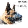 Metal Muzzle for Dogs, 13 cm Length, 38 cm Circumference, Adjustable, 20–35 kg view 3