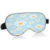 Christmas Snowflake Daisy Sleep Mask for Women and Men, Soft Comfortable Light-Blocking Eye Mask view 1