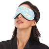Christmas Snowflake Daisy Sleep Mask for Women and Men, Soft Comfortable Light-Blocking Eye Mask view 3