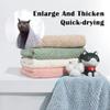 BYYLECL Quick-Dry Microfiber Pet Towel for Small and Medium Dogs and Cats, Camel view 3