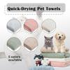 BYYLECL Quick-Dry Microfiber Pet Towel for Small and Medium Dogs and Cats, Camel view 4